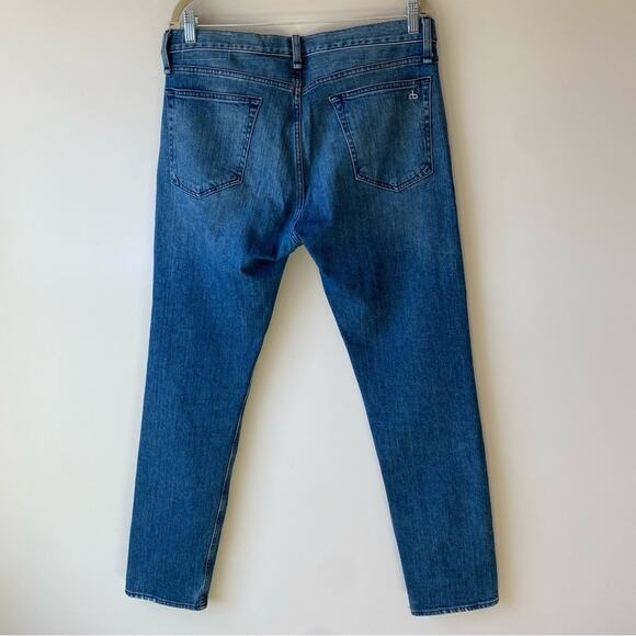 Rag and Bone Slim Fit 2 Jeans in Burgess Wash Size 32/30 - Picture 9 of 10